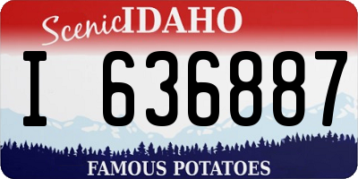 ID license plate I636887