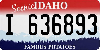 ID license plate I636893