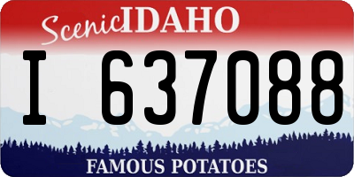 ID license plate I637088