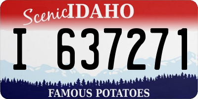 ID license plate I637271