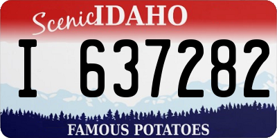 ID license plate I637282