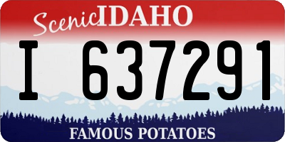 ID license plate I637291