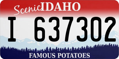 ID license plate I637302
