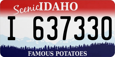 ID license plate I637330