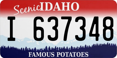 ID license plate I637348