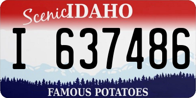 ID license plate I637486