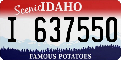 ID license plate I637550