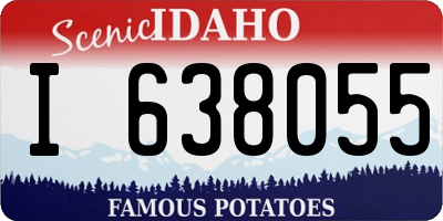 ID license plate I638055