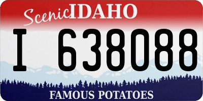 ID license plate I638088