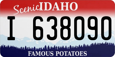 ID license plate I638090