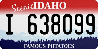 ID license plate I638099