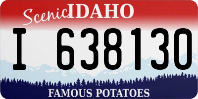 ID license plate I638130