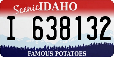 ID license plate I638132