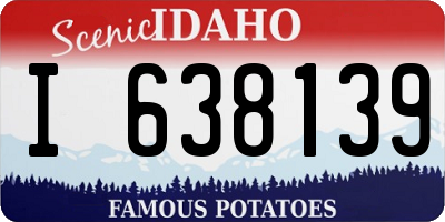 ID license plate I638139