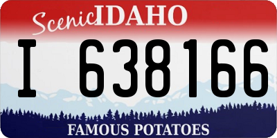 ID license plate I638166