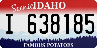 ID license plate I638185