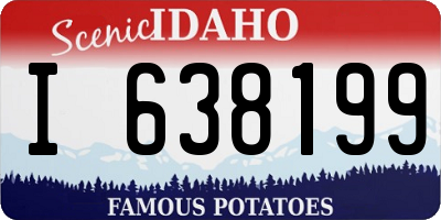 ID license plate I638199