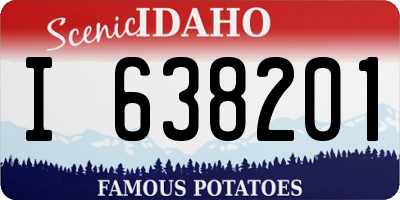 ID license plate I638201