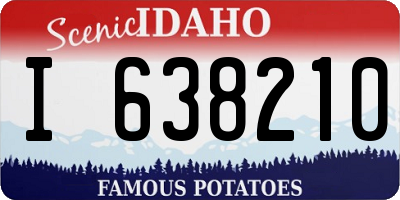 ID license plate I638210