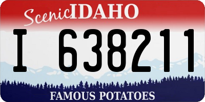 ID license plate I638211