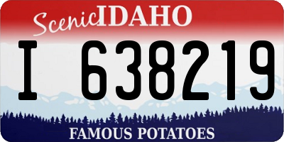 ID license plate I638219