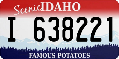 ID license plate I638221