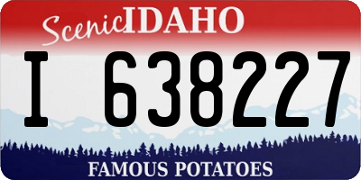 ID license plate I638227