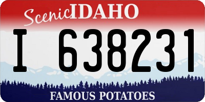 ID license plate I638231