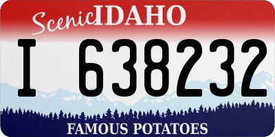 ID license plate I638232