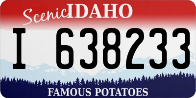 ID license plate I638233