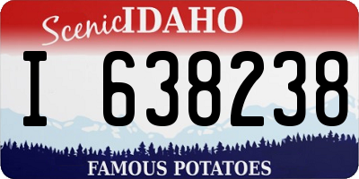 ID license plate I638238