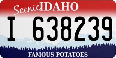 ID license plate I638239
