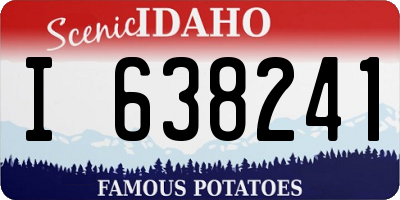 ID license plate I638241