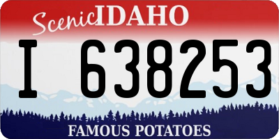 ID license plate I638253
