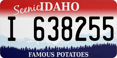 ID license plate I638255