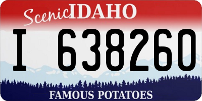 ID license plate I638260