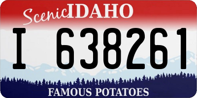 ID license plate I638261