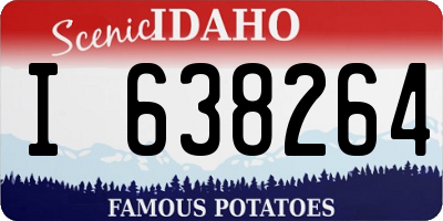 ID license plate I638264