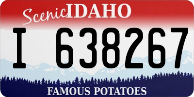 ID license plate I638267