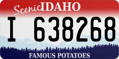 ID license plate I638268