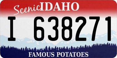 ID license plate I638271
