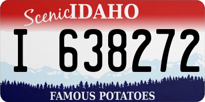 ID license plate I638272
