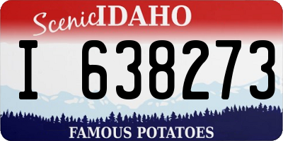 ID license plate I638273