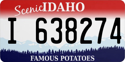 ID license plate I638274