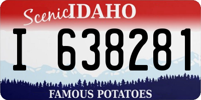 ID license plate I638281