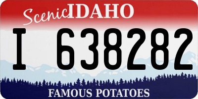 ID license plate I638282