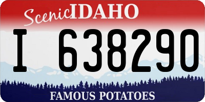 ID license plate I638290
