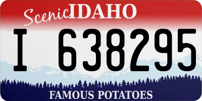 ID license plate I638295