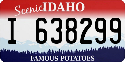 ID license plate I638299