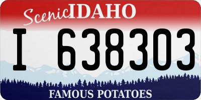 ID license plate I638303